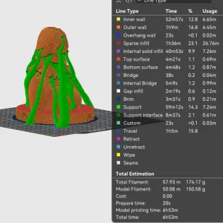 Jessica Biel 3D Bust Print - Model thumbnail 2