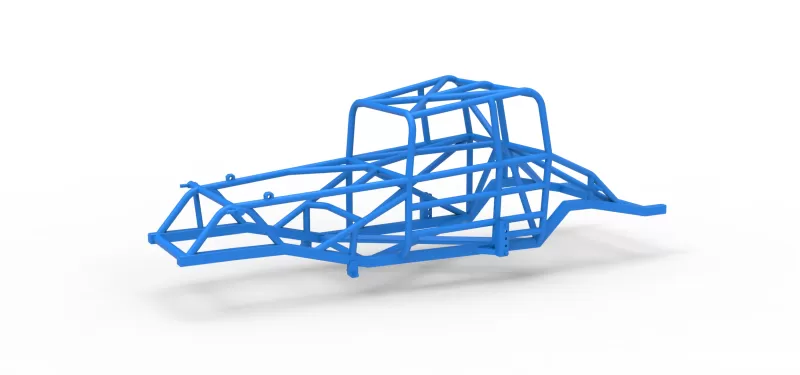 Frame of Canadian vintage modified stock car Scale 1:25 - Model preview 1