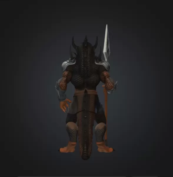 Alien Warrior - Model preview 3