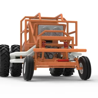 Racing Combine Harvester Base Scale 1:25 - Model thumbnail 15