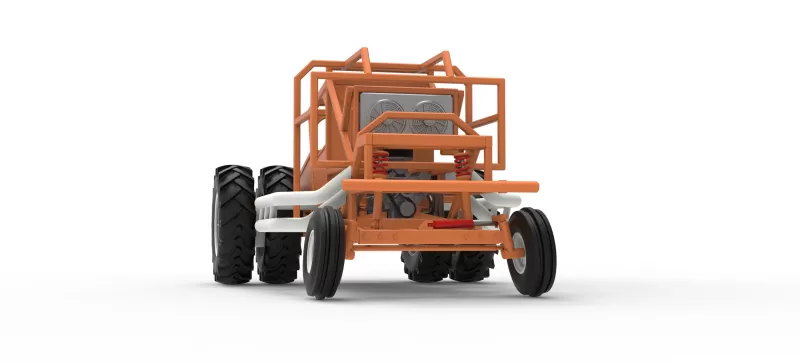 Racing Combine Harvester Base Scale 1:25 - Model preview 15