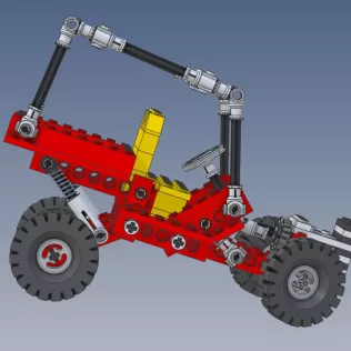 Stacking Blocks Giant Dune Buggy - 5 x Scale! - Model thumbnail 2