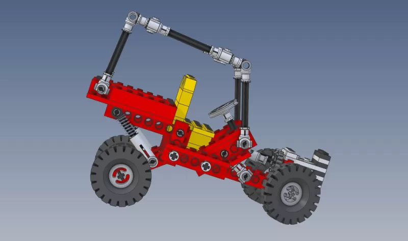 Stacking Blocks Giant Dune Buggy - 5 x Scale! - Model preview 2