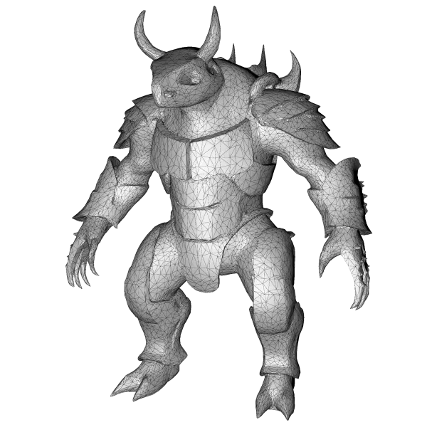 Golden Beast Guardians – Gilded Horned Character Pack (10 Models - Model preview 21