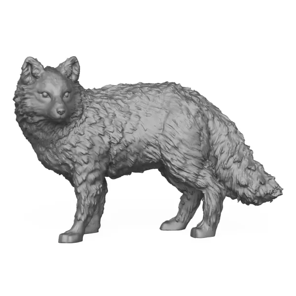Wild Fox 3D Print Model - Model preview 3