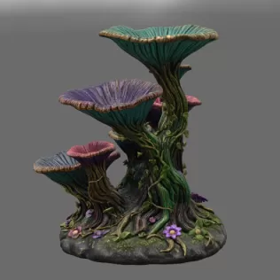 Enchanted Floral Tree Organizer STL File for 3D Print - Model thumbnail 10