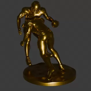 PACK OF 4 POSITIONS - 3D AMERICAN SOCCER PLAYERS - Model thumbnail 15