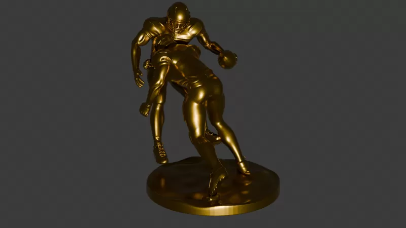 PACK OF 4 POSITIONS - 3D AMERICAN SOCCER PLAYERS - Model preview 15