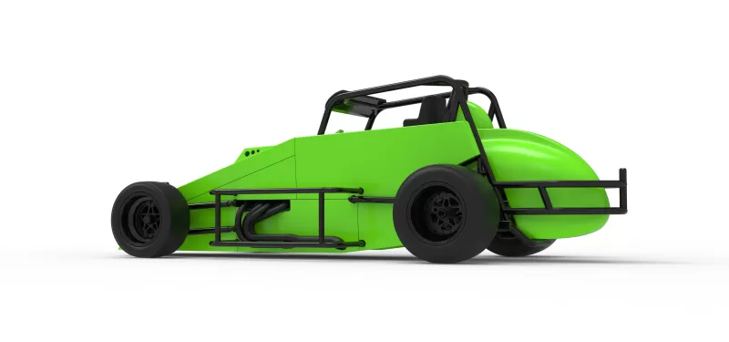 Pavement Silver Crown Car Version 3 Scale 1:25 - Model preview 13