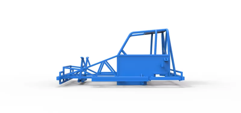 Frame of New Zealand Ministock car Version 2 Scale 1:25 - Model preview 6