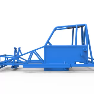 Frame of New Zealand Ministock car Version 2 Scale 1:25 - Model thumbnail 6