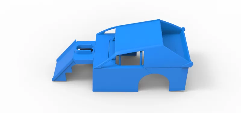 Shell of Mod Lite Race car Scale 1:25 - Model preview 8