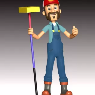 Farmer Al Fan Art - Model thumbnail 7