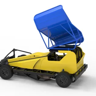 BriSCA Formula 1 Stock Car for Dirt Version 2 Scale 1:25 - Model thumbnail 12