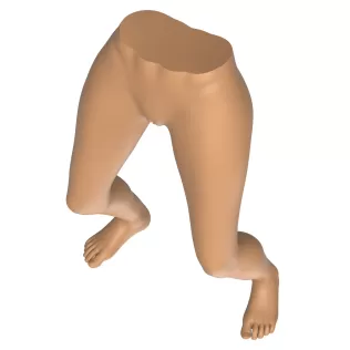 3D Print Ready Woman Vagina Statue - Model thumbnail 9