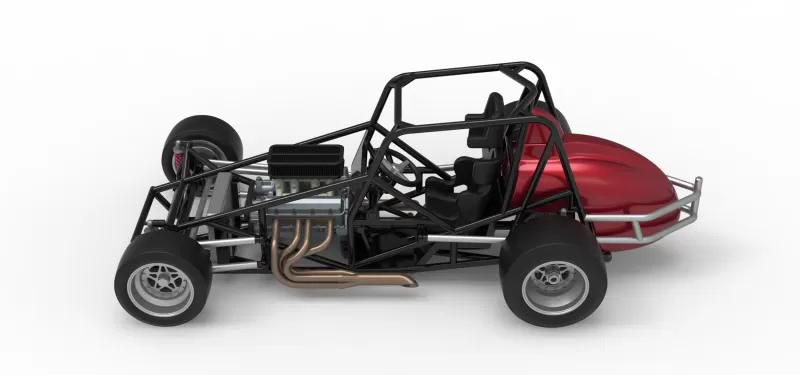 Pavement Silver Crown Car Base Version 3 Scale 1:25 - Model preview 10