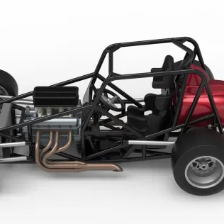 Pavement Silver Crown Car Base Version 3 Scale 1:25 - Model thumbnail 10