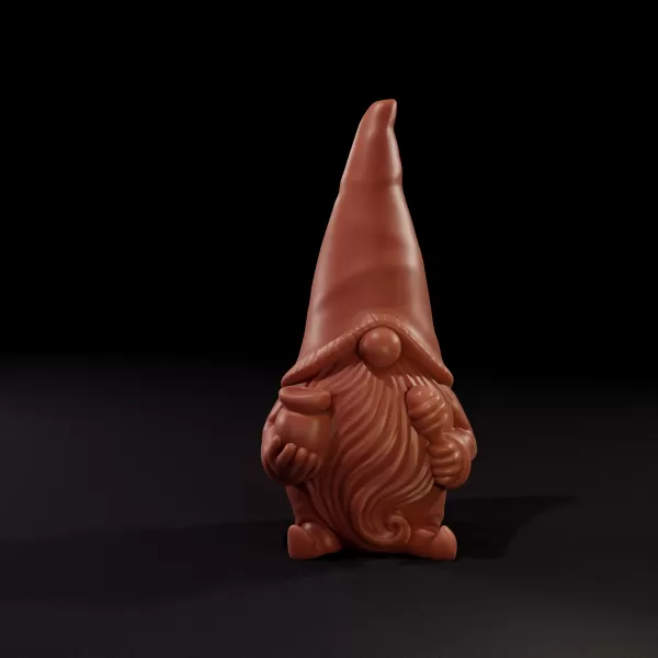 Honey Gnome 3D Print Model - Sweet Guardian - Model preview 2