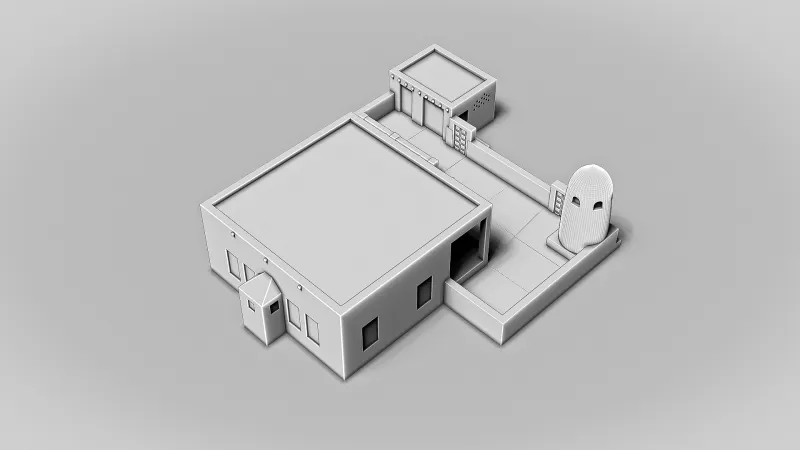 Al Za'abi Mosque #RoZ - Model preview 4