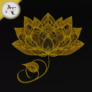 Lotus - Geometric - 2D Wall Art Decor