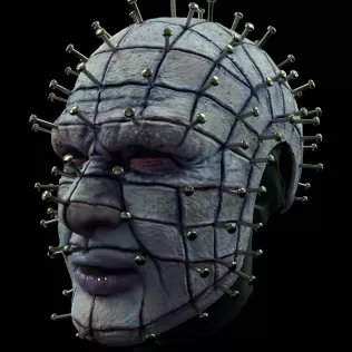 Pinhead Hellraiser mask - Model thumbnail 2