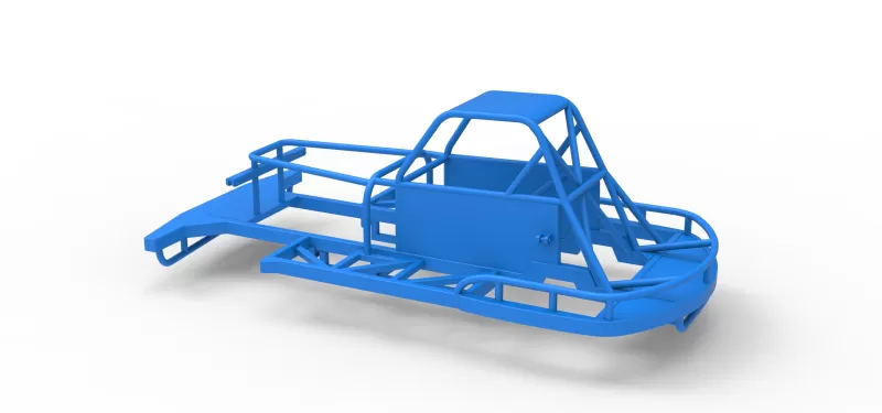 Frame of New Zealand Vintage Stock car Scale 1:25 - Model preview 10