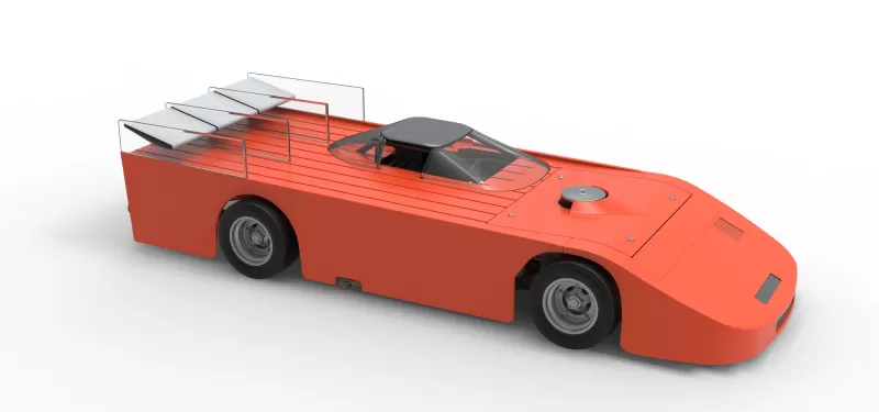 Vintage Asphalt Outlaw Super late model 1:25 - Model preview 24