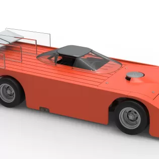 Vintage Asphalt Outlaw Super late model 1:25 - Model thumbnail 24