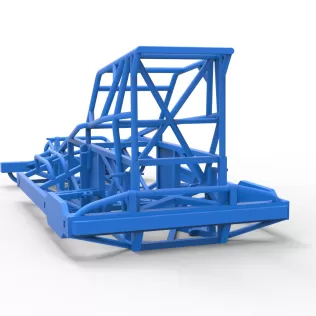 Frame of New Zealand Superstock car Version 4 Scale 1:25 - Model thumbnail 12