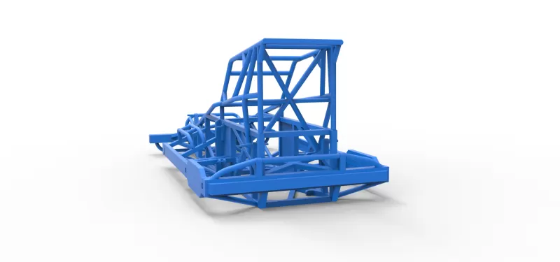 Frame of New Zealand Superstock car Version 4 Scale 1:25 - Model preview 12