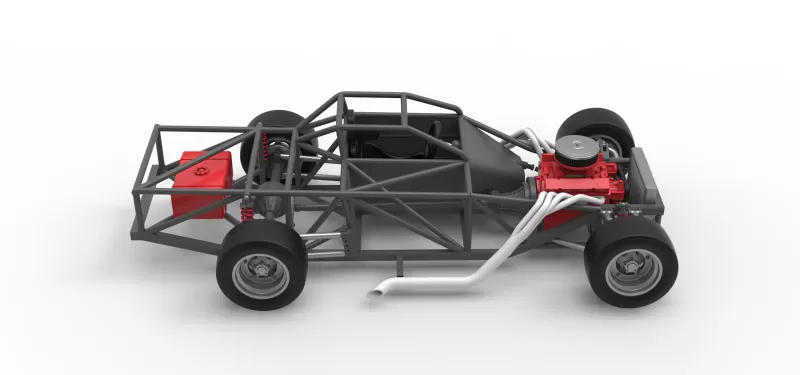 Vintage Asphalt Outlaw Super late model Base Scale 1:25 - Model preview 21