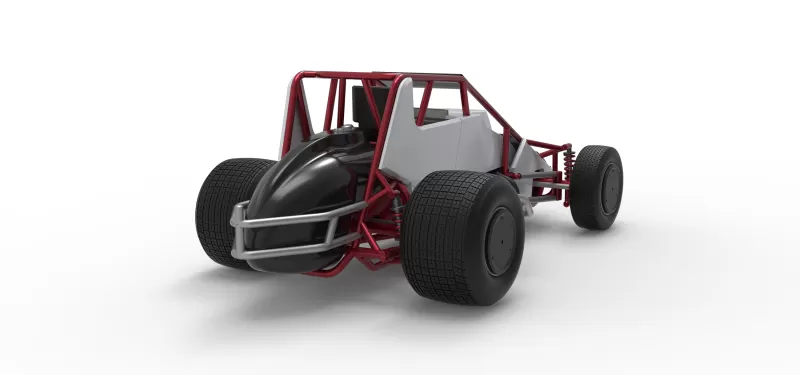 Dirt Silver Crown Car Scale 1:25 - Model preview 18