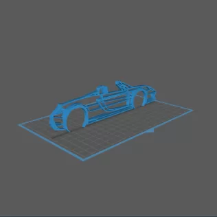 Porsche - Carrera GT Wall Art - Model thumbnail 1