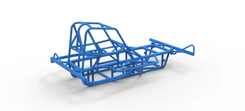 Frame of BriSCA Micro Formula 2 Stock Car Scale 1:16 - Model preview 14