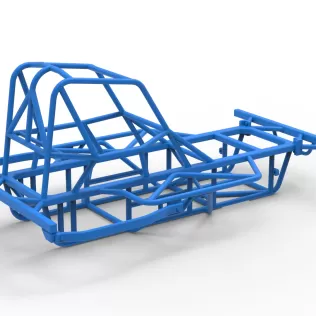 Frame of BriSCA Micro Formula 2 Stock Car Scale 1:16 - Model thumbnail 14