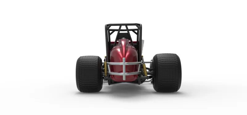 Vintage Dirt Silver Crown Car Scale 1:25 - Model preview 16