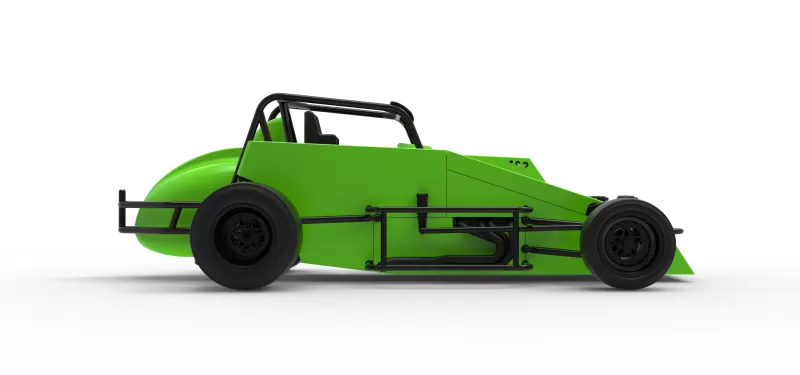 Pavement Silver Crown Car Version 3 Scale 1:25 - Model preview 22