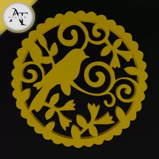 Bird - Silhouette - 2D Wall Art Decor