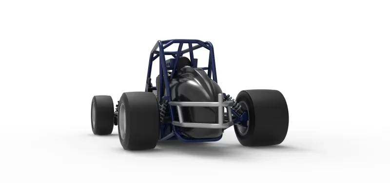 Pavement Silver Crown Car Base Version 2 Scale 1:25 - Model preview 15