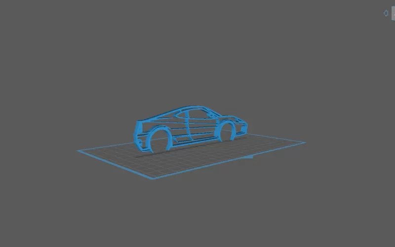 Ferrari - Challenge Stradale Wall Art - Model preview 1