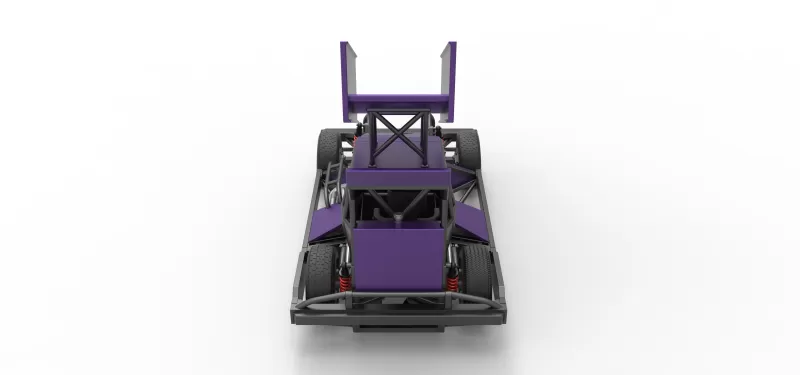 New Zealand Superstock car Version 4 Scale 1:25 - Model preview 17