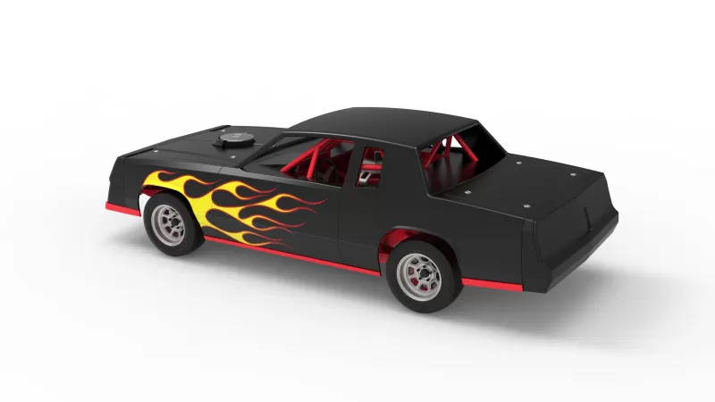 IMCA Stock car Version 2 Scale 1:25 - Model preview 12