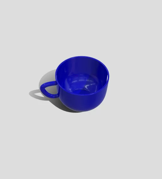 Realistic Cup 3D Model - Model preview 2