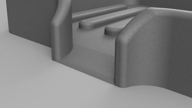 Kitchen Sink - Soap & Sponge Oragnizer - Model preview 4