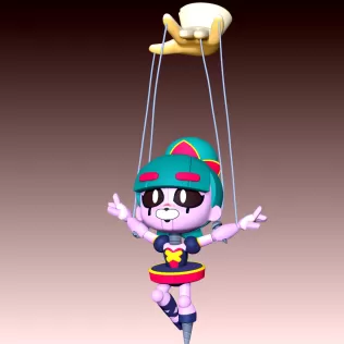 Gigi - Brawl Stars - Model thumbnail 3