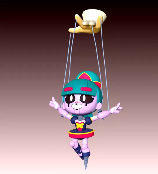 Gigi - Brawl Stars - Model preview 3