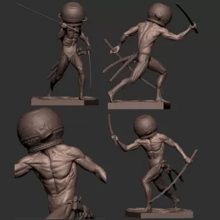 Let Me Solo Her Fanart - Eldenring - Model thumbnail 3