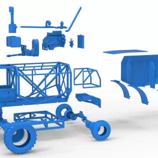 Racing Combine Harvester Scale 1:25 - Model thumbnail 23