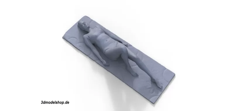Figure for ship model passenger girl - Model preview 2