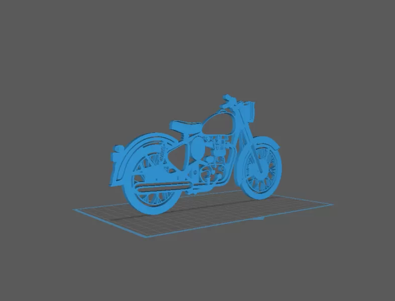 Royal Enfield - Bullet Wall Art - Model preview 2